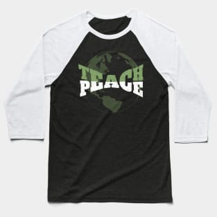 Teach World Peace Tolerance Compassion Baseball T-Shirt